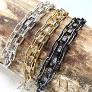Matte Gold Layered Bracelet