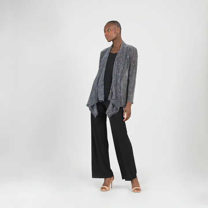 Shimmer Drape Cardigan by Clara Sunwoo
