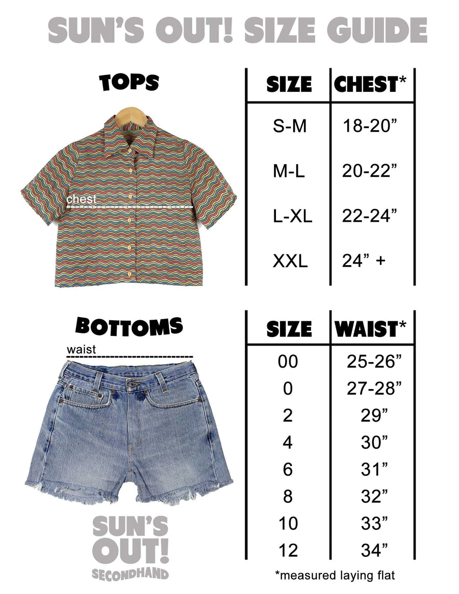 Reworked Denim Crop Button Down #213