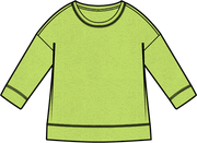 Cool Breeze Sundown Loopy Terry Pullover by Escape