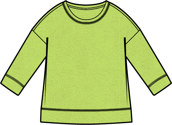 Cool Breeze Sundown Loopy Terry Pullover by Escape