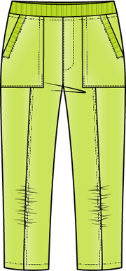 Sun Washed Cotton Island Capri