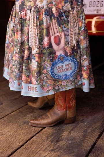 Additional view of Love Language Atelier Skirt with Floral Print from Robin Boutique.