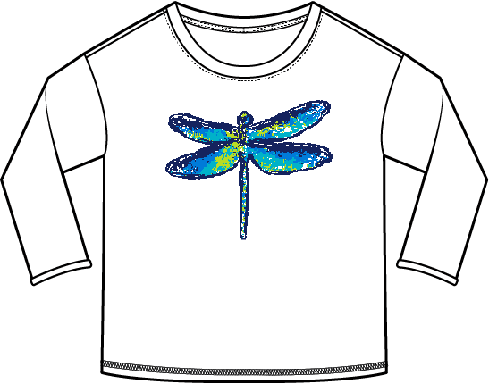 Destination Terry Pullover in Dragonfly by Escape