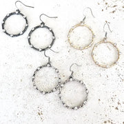 Crystal Hoop Earrings