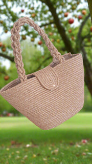 Chqel Tress Beach Bag, Rope Bag, Tote Bag, Handmade Bohemia Robin Boutique