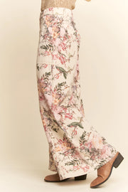 Wide Leg Flower Pants by Davi & Dani