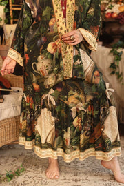 Additional view of Labour of Love Maxi Length Atelier Skirt with florals & violin from Robin Boutique.