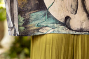 Additional view of Theatre of Dreams Pixie Duster Cropped Kimono with Swan from Robin Boutique.