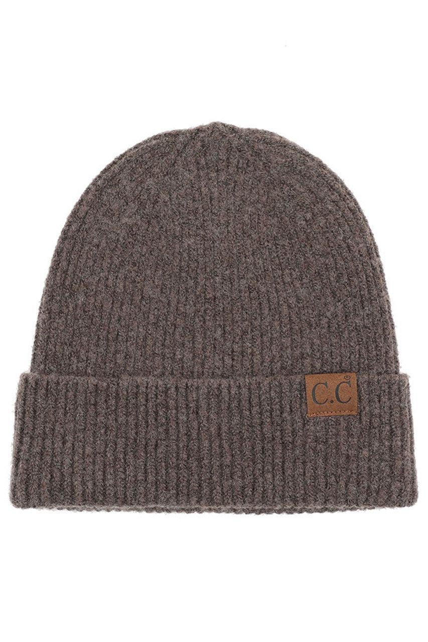 Unisex Ribbed Cuff Beanie 2075 - Robin Boutique-Boutique 
