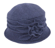 Cloche Boiled Wool Hat