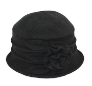 Cloche Boiled Wool Hat