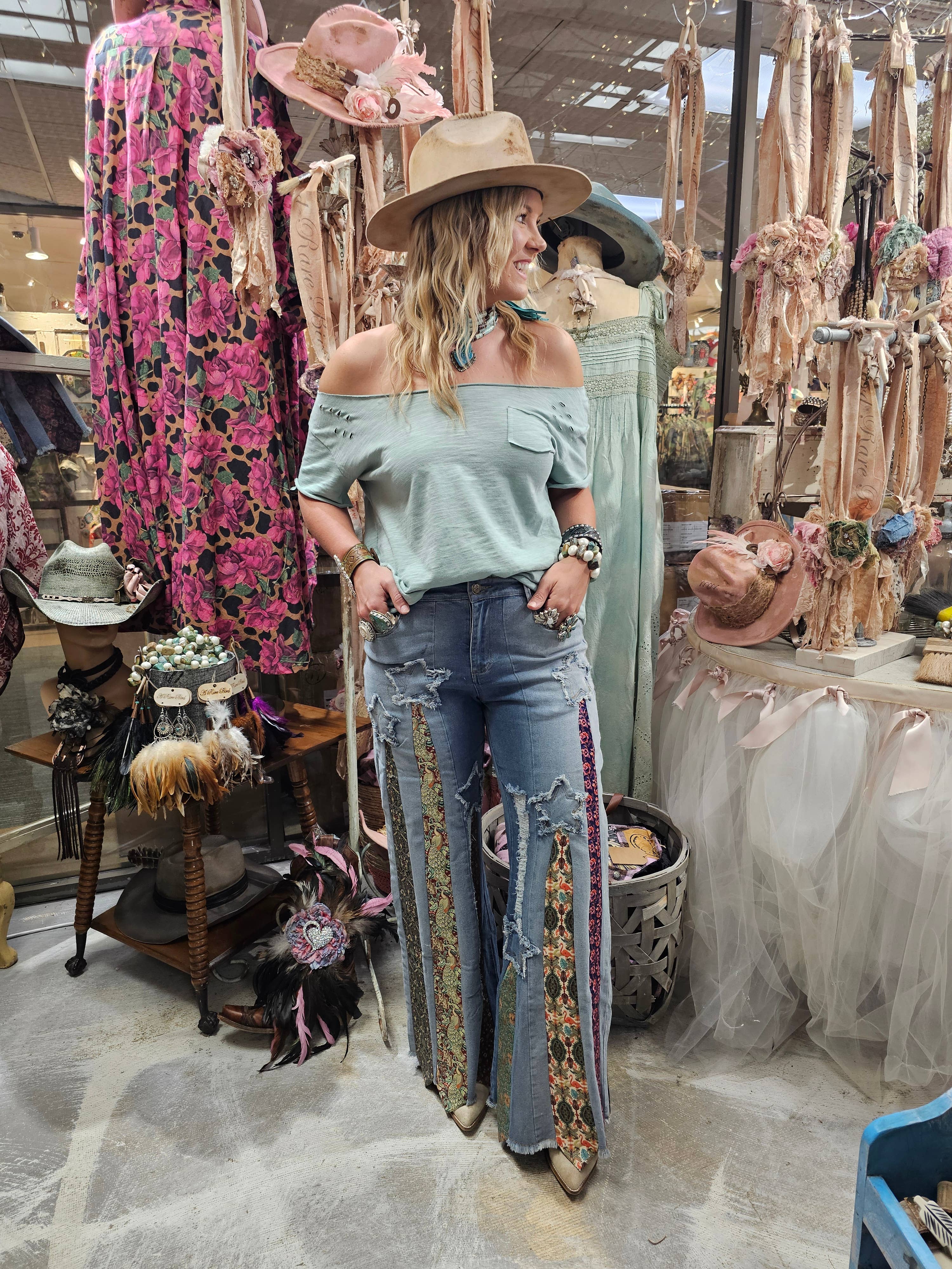 Vintage Tie Jeans Robin Boutique