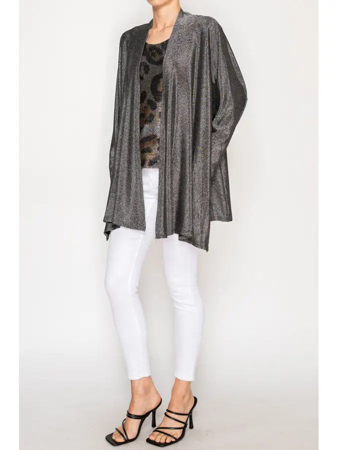 Shimmery Lurex Cardigan by Origami