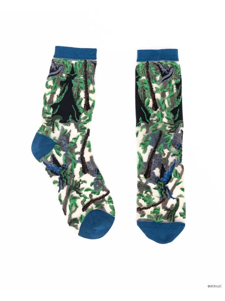 Wicked Elphaba Sheer Crew Sock Robin Boutique