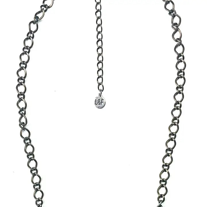 Solar Burst Beaded Short Necklace
