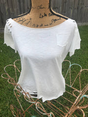 Rip Tattered Shirt by A Rare Bird