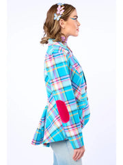 Dulce Plaid Blazer by Aratta