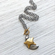 Additional view of Celestial Pendant Necklace from Robin Boutique.
