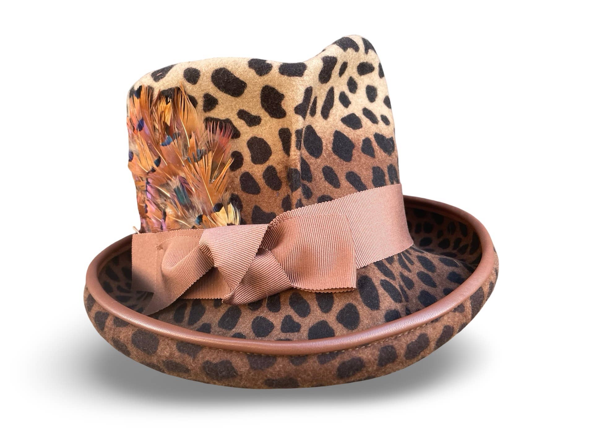Leopard Diablo - Handmade Top Hat - Robin Boutique