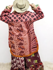 Fine Kantha Drifter Coat #138 by Kantha Bae