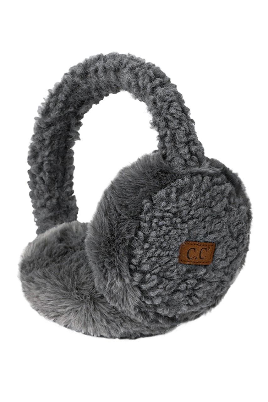C.C FAUX FUR SHERPA EARMUFFS-EM-3667 - Robin Boutique-Boutique 