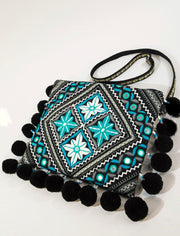 Moroccan Flower Embroidery Bag - Robin Boutique-Boutique 