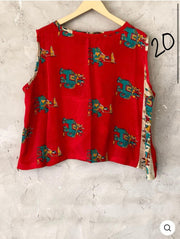 Silk In Bloom Crop Tank by Kantha Bae - Robin Boutique-Boutique 