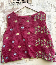 Kantha In Bloom Crop Tank by Kantha Bae - Robin Boutique-Boutique 