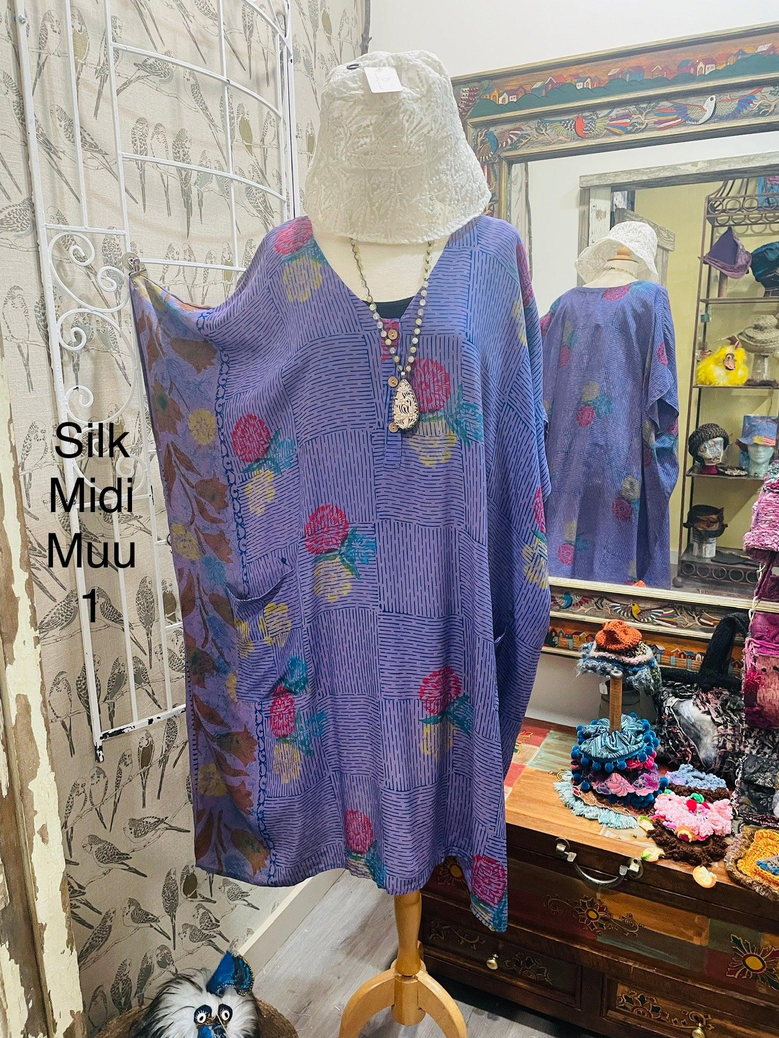 Silk Midi Muu by Kantha Bae - Robin Boutique-Boutique 