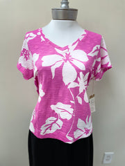 Escape Short Sleeve V-Neck Cotton Tee 10000 - Robin Boutique-Boutique 