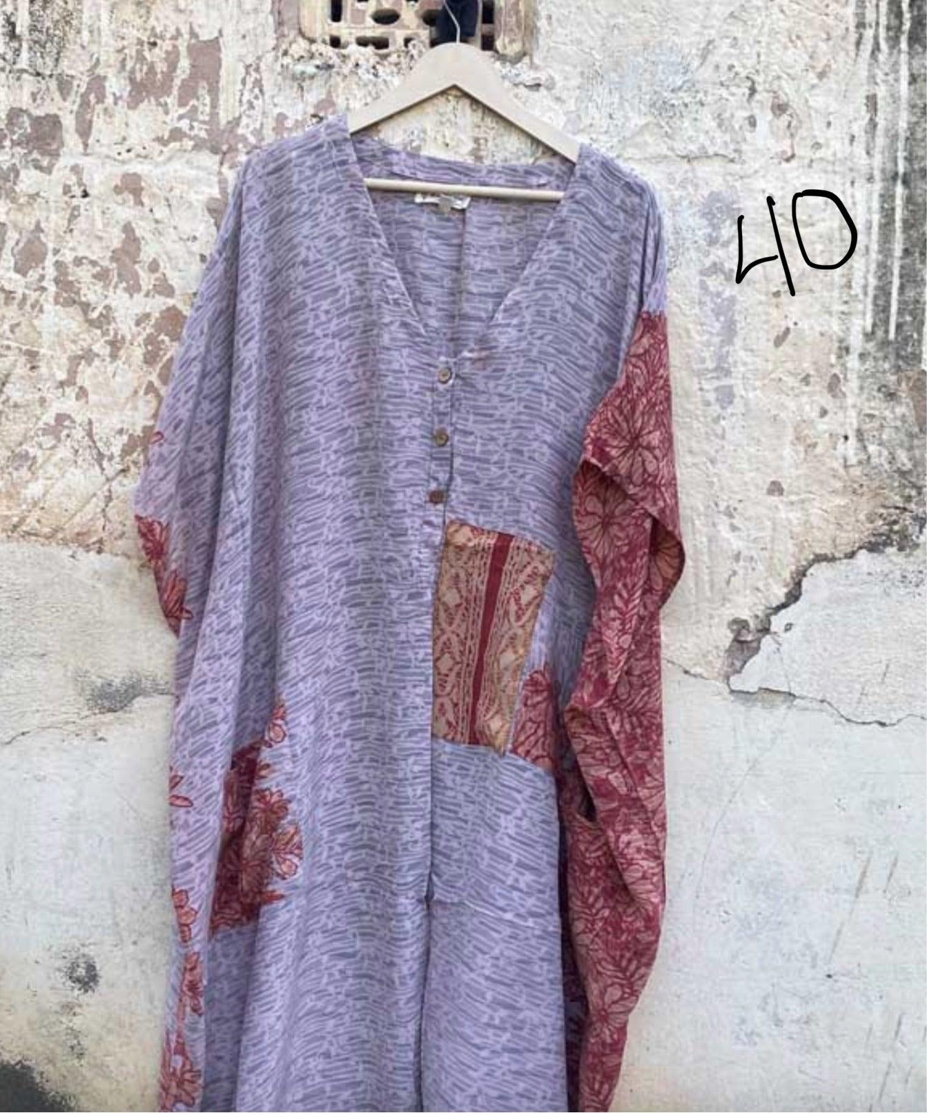 Silk Midi Muu by Kantha Bae - Robin Boutique-Boutique 