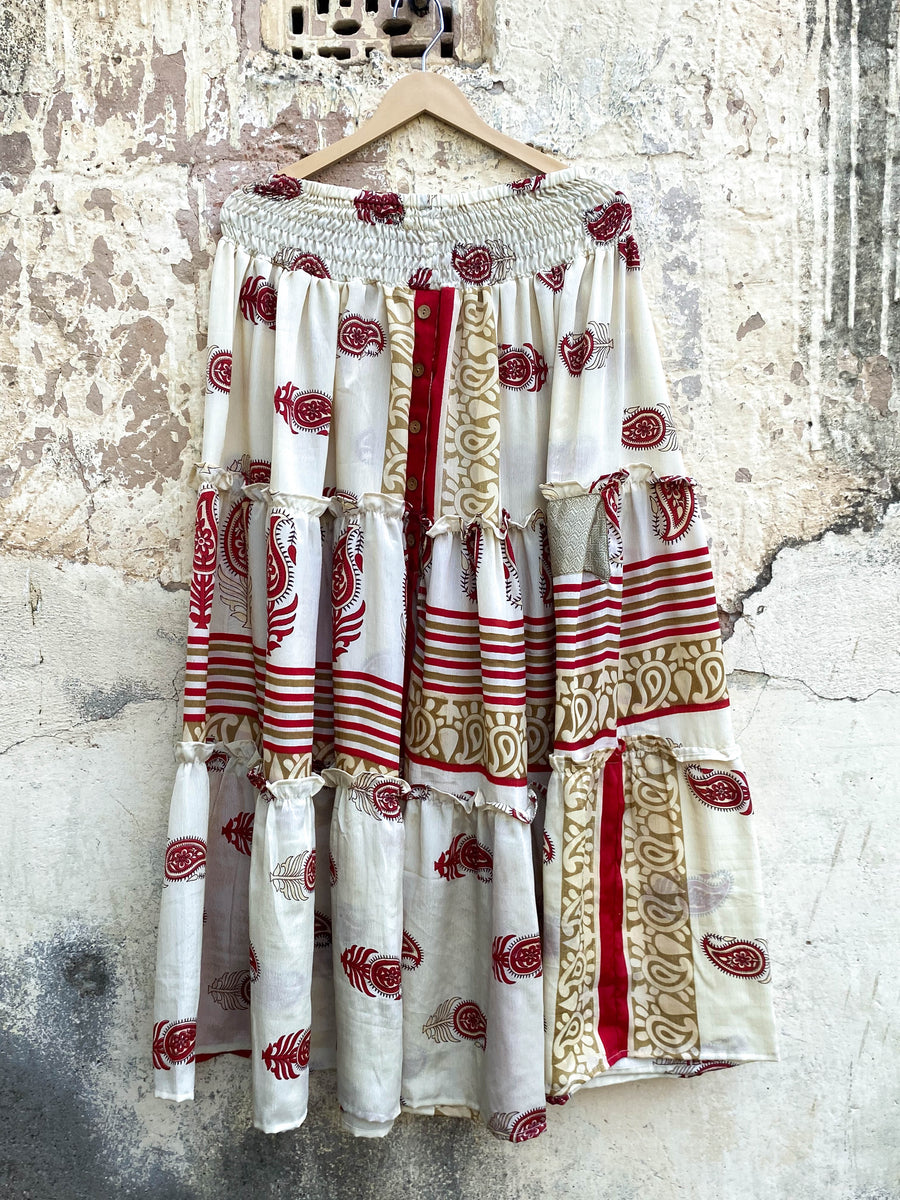 Monarch Maxi Skirt by Kantha Bae One Size - Robin Boutique-Boutique 