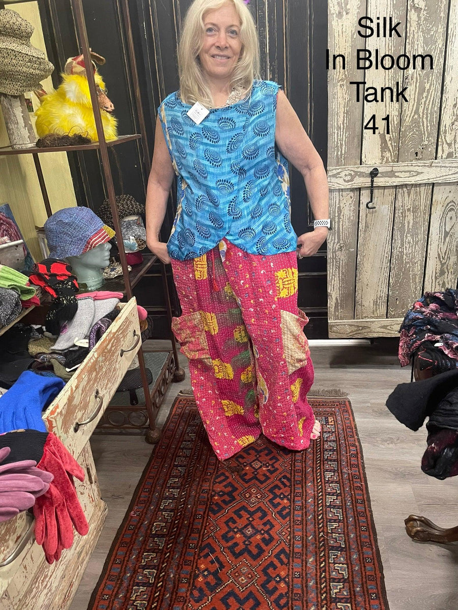 Silk In Bloom Crop Tank by Kantha Bae - Robin Boutique-Boutique 