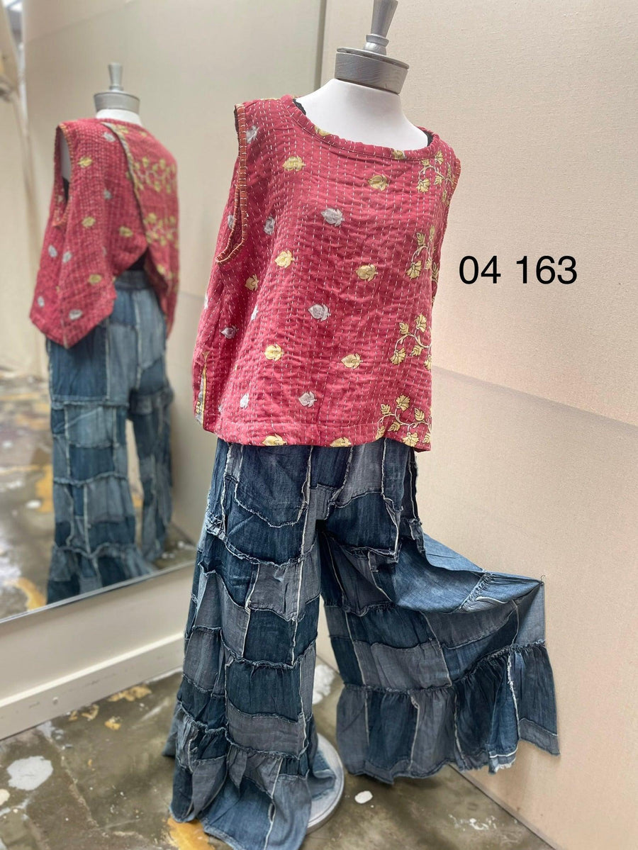 Kantha In Bloom Crop Tank by Kantha Bae - Robin Boutique-Boutique 