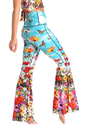 Printed Bell Bottoms by Yoga Democracy