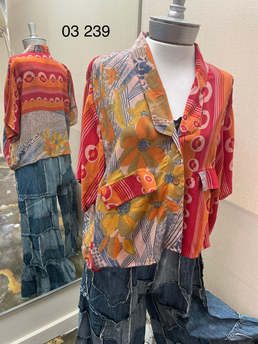 Clarity Crop Button Down #239 by Kantha Bae