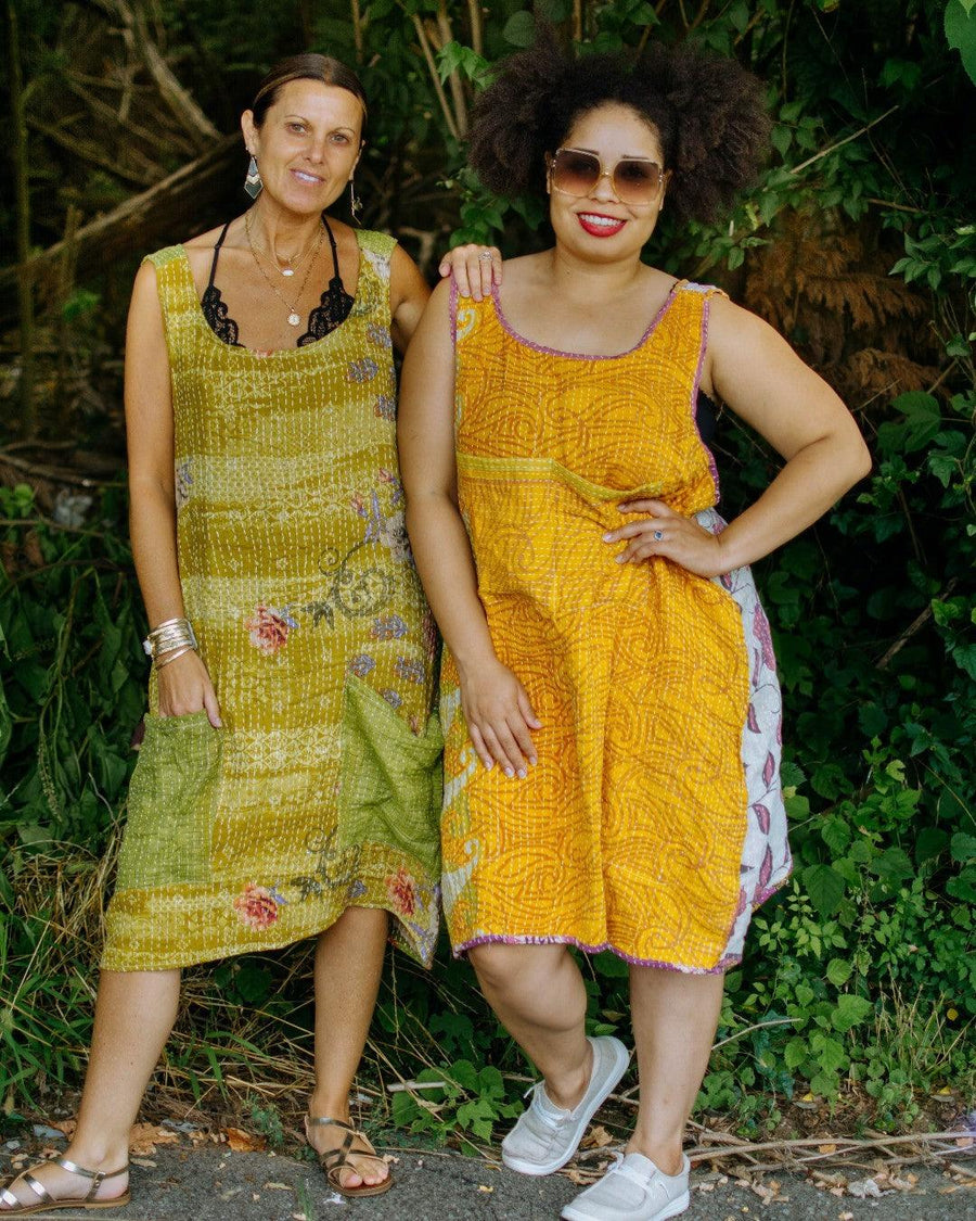 Apron Dress by Kantha Bae - Robin Boutique-Boutique 