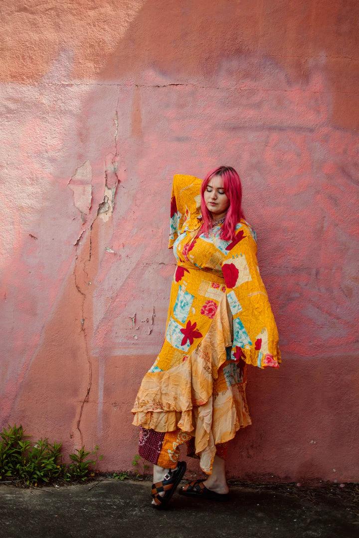 Flourish Wrap Dress by Kantha Bae - Robin Boutique-Boutique 