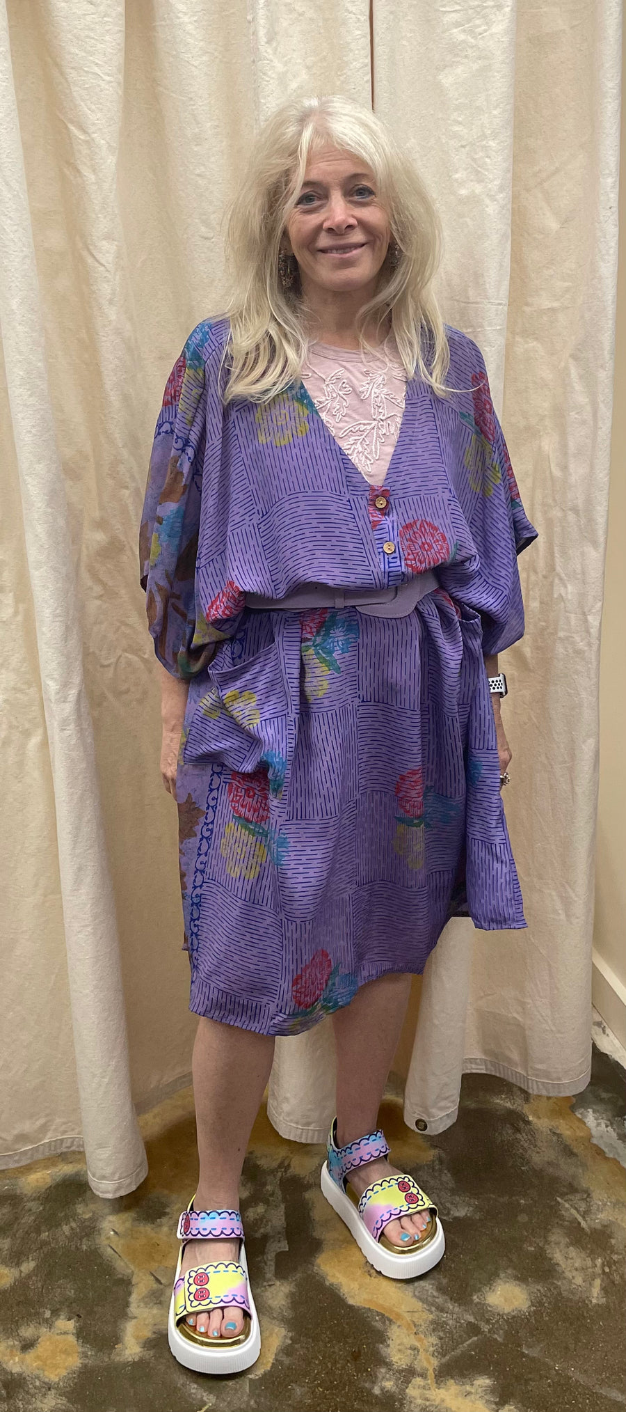Silk Midi Muu by Kantha Bae - Robin Boutique-Boutique 