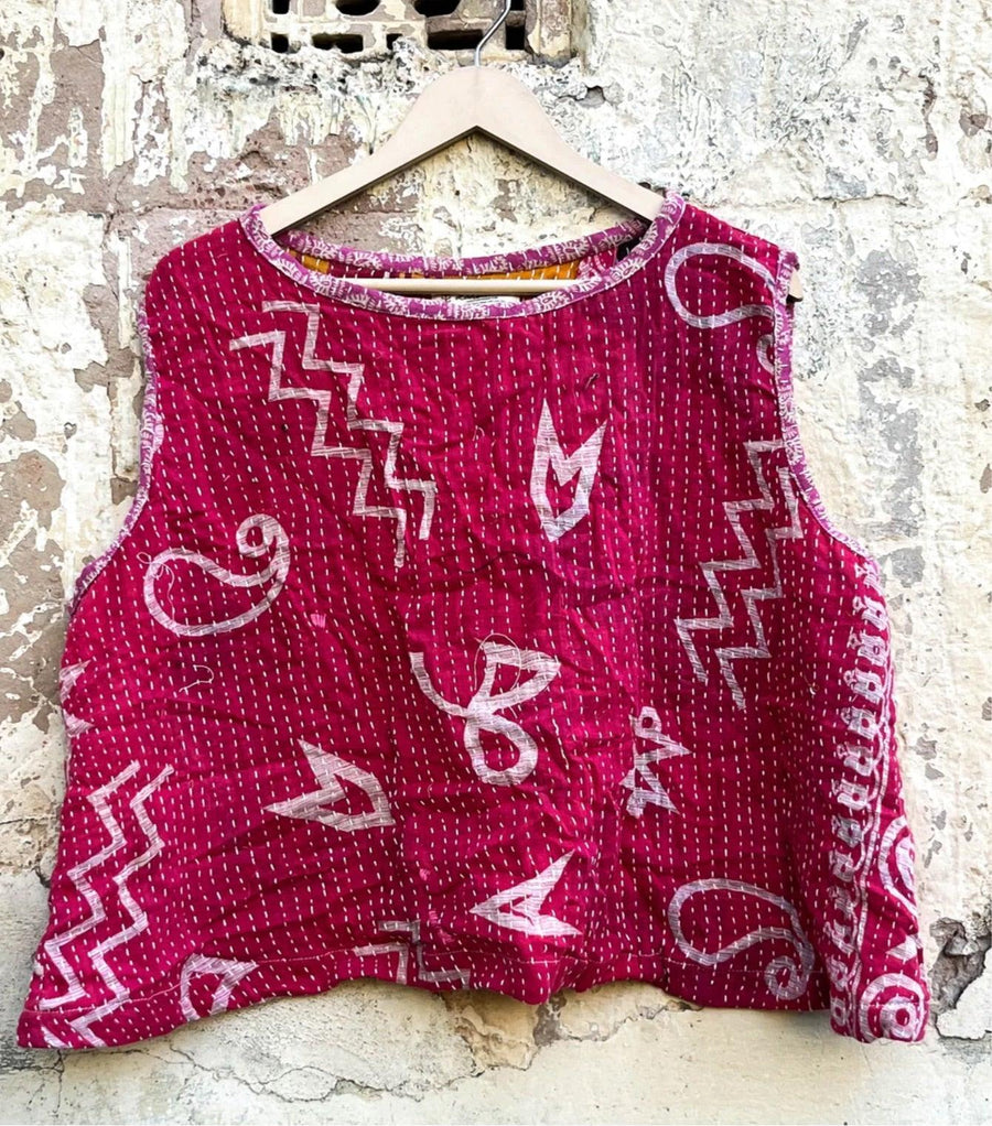 Kantha In Bloom Crop Tank by Kantha Bae - Robin Boutique-Boutique 