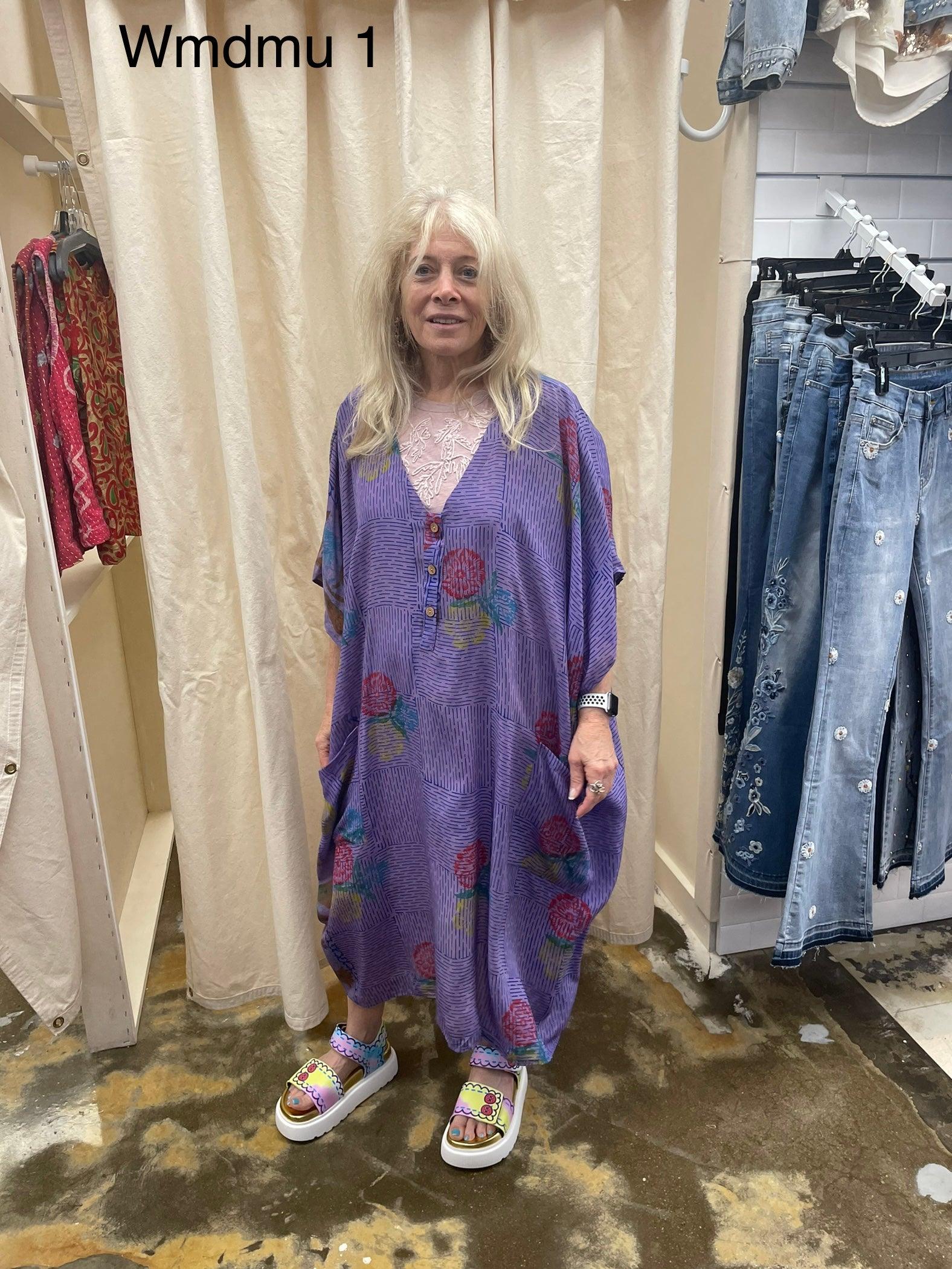 Silk Midi Muu by Kantha Bae - Robin Boutique-Boutique 