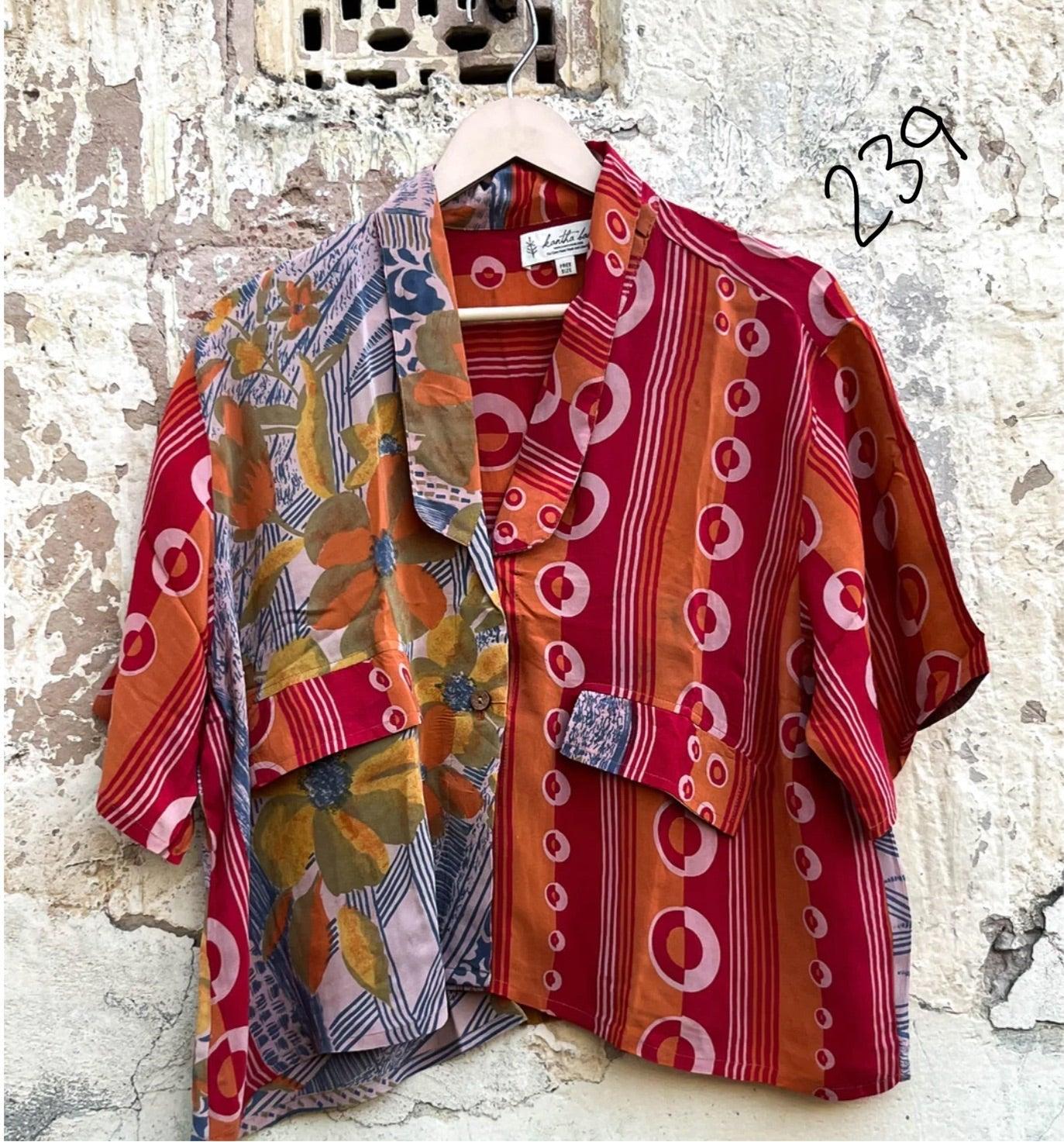 Clarity Crop Button Down #239 by Kantha Bae