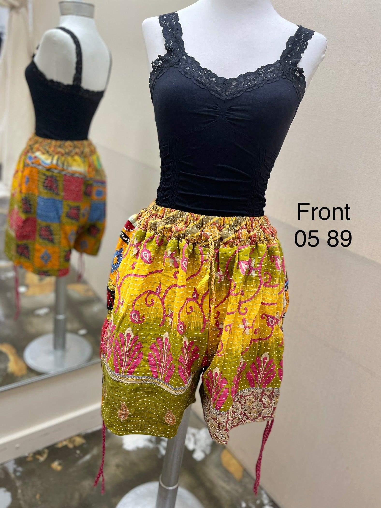 Kantha Butterfly Shorts by Kantha Bae One Size - Robin Boutique-Boutique 