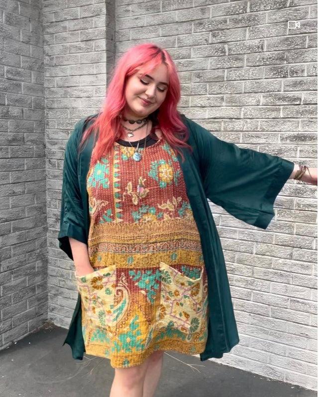 Apron Dress by Kantha Bae - Robin Boutique-Boutique 