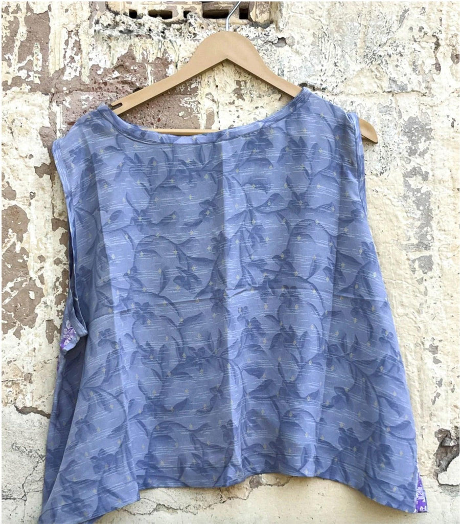 Silk In Bloom Crop Tank by Kantha Bae - Robin Boutique-Boutique 