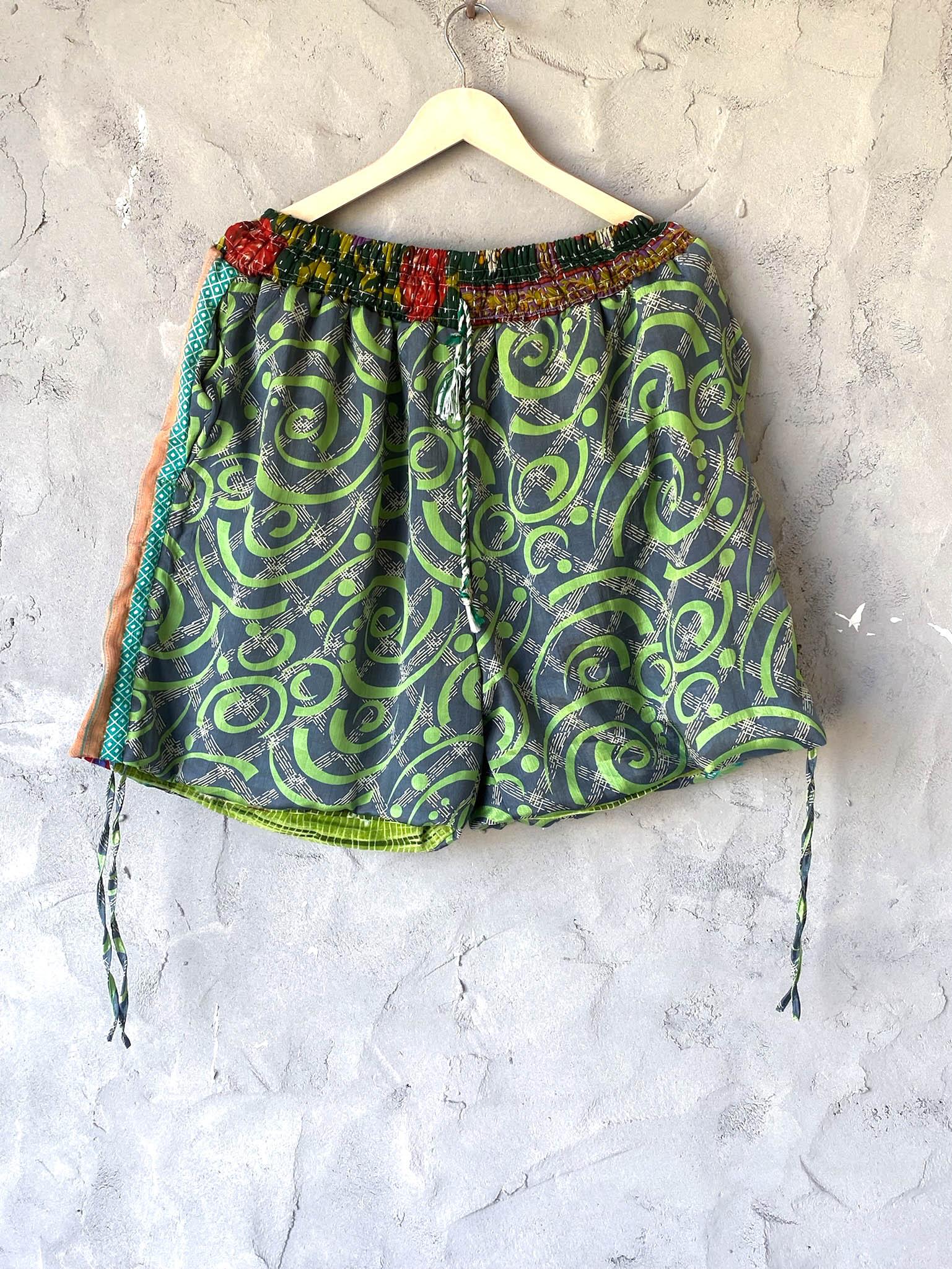 Silk Butterfly Shorts by Kantha Bae One Size - Robin Boutique-Boutique 