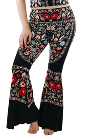 Printed Bell Bottoms by Yoga Democracy - Robin Boutique-Boutique 
