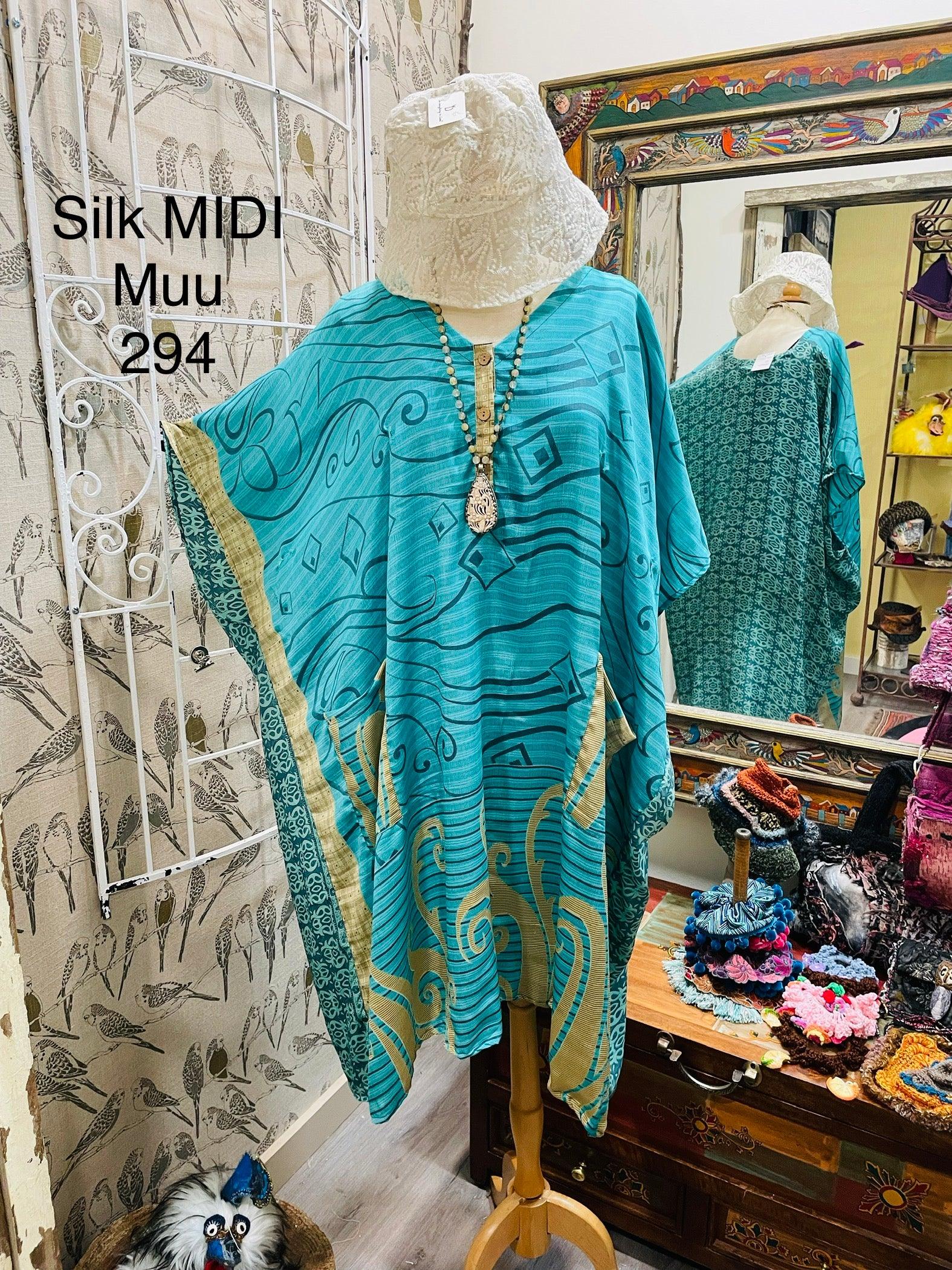 Silk Midi Muu by Kantha Bae - Robin Boutique-Boutique 
