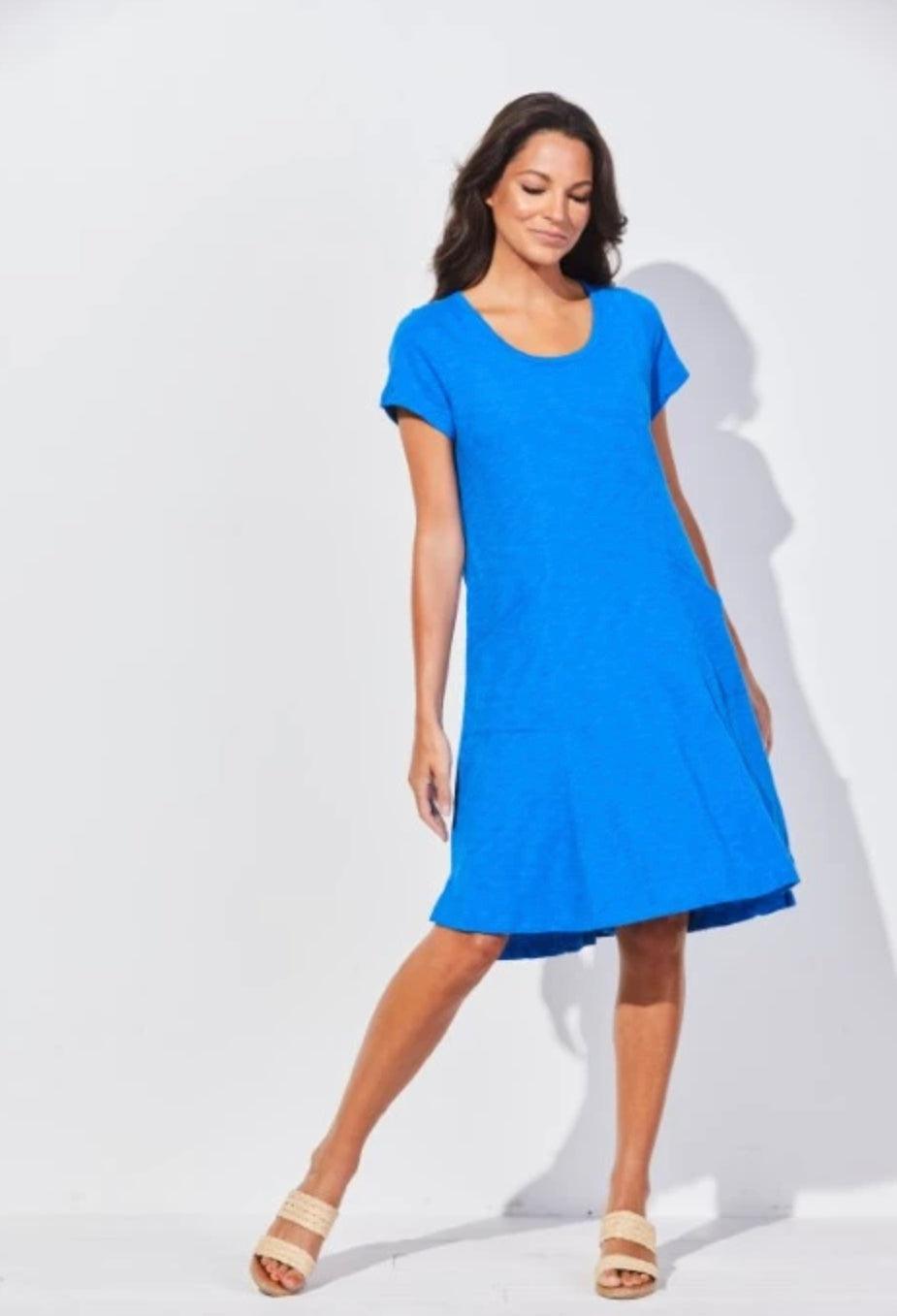Escape by Habitat Scoop Neck Pocket Dress - Robin Boutique-Boutique 